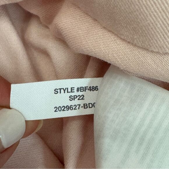 J. Crew Crewcuts Girls Blush Pink Utility Romper Cotton Size 14 - Picture 8 of 9